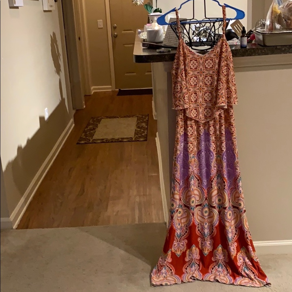 Spaghetti Strap Maxi Dress!